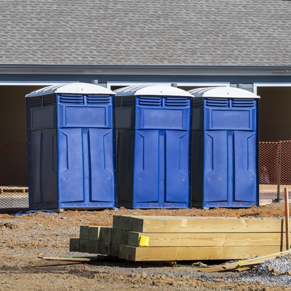 how can i report damages or issues with the portable restrooms during my rental period in Balm Florida